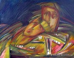 © S. Blumin, Family, signed, unframed author's print of oil painting, 2003 (click to enlarge) © S. Blumin, Family, signed, unframed author's print of oil painting, 2003 (click to enlarge)